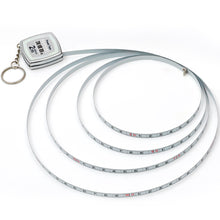 Load image into Gallery viewer, 1pc Creative Mini Tape Measure Pull Ruler Key Ring Measuring Tools Retractable Ruler with Key Chain and Hook Gauging Tool Portable Keychain Keyring Gifts