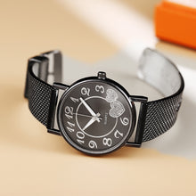 Load image into Gallery viewer, Fashion Women Watch Luxury Steel Band Ladies Quartz Big Dial Wrist Watch