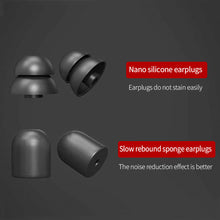 Load image into Gallery viewer, Earplugs Noise Reduction Soft Silicone Ear Plugs Travel Portable Sleeping Sound Insulation Anti Snoring Waterproof Ear Plugs