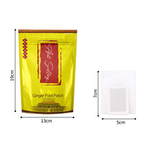 Load image into Gallery viewer, Tongluo Ginger Foot Patch Sleep Health Rejuvenating Meridian Activating Foot Care Patch Stress Relief Feet Pads Beauty Health