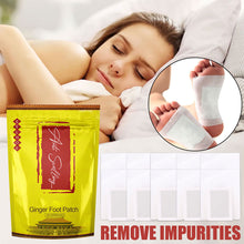 Load image into Gallery viewer, Tongluo Ginger Foot Patch Sleep Health Rejuvenating Meridian Activating Foot Care Patch Stress Relief Feet Pads Beauty Health