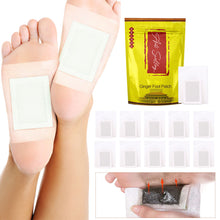 Load image into Gallery viewer, Tongluo Ginger Foot Patch Sleep Health Rejuvenating Meridian Activating Foot Care Patch Stress Relief Feet Pads Beauty Health