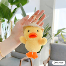 Load image into Gallery viewer, 12cm Cute Angry Chicken Plush Toys Key Chain Bag Pendant Cute Duck Doll for Kids Children Birthday Christmas Gifts Toys