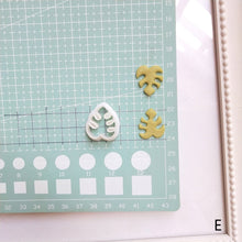 Load image into Gallery viewer, Minimalistic Style Polymer Clay Cutter Cutting Mold DIY Earrings Botanical Geometrical Shape Polymer Clay Molds for Jewelry Earrings Making