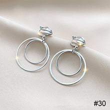 Load image into Gallery viewer, Stylish Tassel Ear Clips Earrings Versatile Alloy Ear Studs Earrings Temperamental Earrings Jewelry for Women