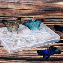 Load image into Gallery viewer, Butterfly Earring Pendant Epoxy Silicone Mold Necklace Key Chain Pendant Resin Mold Jewelry Making Accessories