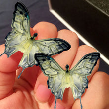 Load image into Gallery viewer, Butterfly Earring Pendant Epoxy Silicone Mold Necklace Key Chain Pendant Resin Mold Jewelry Making Accessories