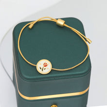Load image into Gallery viewer, Sweet Tulip Bracelet Light Luxury High Sense Design Fashionable Temperament Simple and Versatile Bracelet Versatile Bracelet