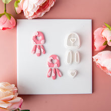 Load image into Gallery viewer, Polymer Clay Earring Cutter Cutting Mold DIY French Earrings Jewelry Pendant Embossing Making Tool