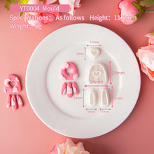 Load image into Gallery viewer, Polymer Clay Earring Cutter Cutting Mold DIY French Earrings Jewelry Pendant Embossing Making Tool