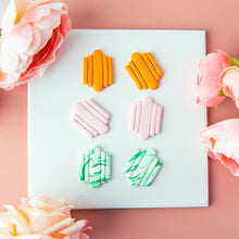 Load image into Gallery viewer, Geometric Polymer Clay Earring Cutter Cutting Mold DIY French Earrings Jewelry Pendant Embossing Making Tool