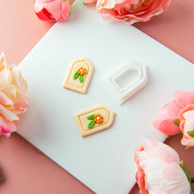Load image into Gallery viewer, Geometric Polymer Clay Earring Cutter Cutting Mold DIY French Earrings Jewelry Pendant Embossing Making Tool