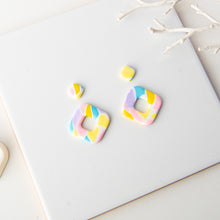 Load image into Gallery viewer, Geometric Polymer Clay Earring Cutter Cutting Mold DIY French Earrings Jewelry Pendant Embossing Making Tool