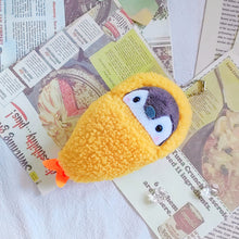 Load image into Gallery viewer, Japanese Cute Penguin Bag Pendant Bread Plush Toy Sausage Doll Pendant Cute Egg Keychain Birthday Gifts