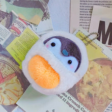Load image into Gallery viewer, Japanese Cute Penguin Bag Pendant Bread Plush Toy Sausage Doll Pendant Cute Egg Keychain Birthday Gifts