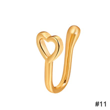 Load image into Gallery viewer, Non-perforated U-shaped Nose Clip Star Love Crown Nose Ring Fashion Creative Nasal Ornament Jewelry Accessory