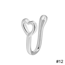 Load image into Gallery viewer, Non-perforated U-shaped Nose Clip Star Love Crown Nose Ring Fashion Creative Nasal Ornament Jewelry Accessory