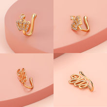Load image into Gallery viewer, Non-perforated U-shaped Nose Clip Star Love Crown Nose Ring Fashion Creative Nasal Ornament Jewelry Accessory