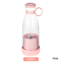 Load image into Gallery viewer, Portable USB Chargeable Electric Blender Mixer Juicer Fruit Extractors Handheld Fruit Squeezer Milk Shake Smoothie Ice Maker