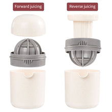 Load image into Gallery viewer, Manual Plastic Fruit Juicer Citrus Orange Squeezer Lid Rotation Press Anti-Slip Reamer for Lemon Lime Grapefruit Kitchen Accessories