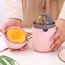 Load image into Gallery viewer, Manual Plastic Fruit Juicer Citrus Orange Squeezer Lid Rotation Press Anti-Slip Reamer for Lemon Lime Grapefruit Kitchen Accessories
