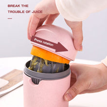 Load image into Gallery viewer, Manual Plastic Fruit Juicer Citrus Orange Squeezer Lid Rotation Press Anti-Slip Reamer for Lemon Lime Grapefruit Kitchen Accessories