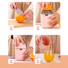 Load image into Gallery viewer, Manual Plastic Fruit Juicer Citrus Orange Squeezer Lid Rotation Press Anti-Slip Reamer for Lemon Lime Grapefruit Kitchen Accessories