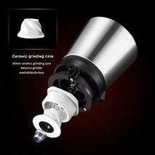 Load image into Gallery viewer, 6/8 Gears Adjustable Home Portable Manual Coffee Grinder Mini Stainless Steel Handmade Coffee Bean Grinder Hand Crank Tools