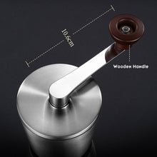 Load image into Gallery viewer, 6/8 Gears Adjustable Home Portable Manual Coffee Grinder Mini Stainless Steel Handmade Coffee Bean Grinder Hand Crank Tools