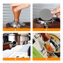 Load image into Gallery viewer, 51/53.5/58.5mm Reusable Coffee Filter Screen Portafilter Barista Coffee Making Puck Screen Filter 316L Stainless Steel 150μm Mesh for Espresso Machine