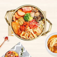 Load image into Gallery viewer, Korean Ramen Noodles Pot Aluminum Soup Pot With Lid Noodles Milk Egg Soup Cooking Pot Fast Heating For Kitchen Cookware