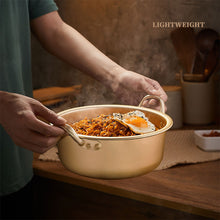 Load image into Gallery viewer, Korean Ramen Noodles Pot Aluminum Soup Pot With Lid Noodles Milk Egg Soup Cooking Pot Fast Heating For Kitchen Cookware