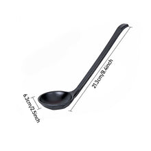Load image into Gallery viewer, Japanese Style Melamine Beef Ramen Bowl Fast Food Tableware Black Frosted Noodles Soup Bowl Spoon Dinnerware Kitchen Accessories
