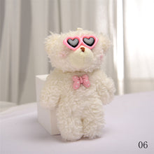 Load image into Gallery viewer, 10cm Cute Bear Plush Keyring Pendant Soft Stuffed Plush Keychain Toy Backpack Pendant Birthday Gifts For Children