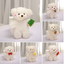 Load image into Gallery viewer, 10cm Cute Bear Plush Keyring Pendant Soft Stuffed Plush Keychain Toy Backpack Pendant Birthday Gifts For Children