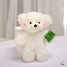 Load image into Gallery viewer, 10cm Cute Bear Plush Keyring Pendant Soft Stuffed Plush Keychain Toy Backpack Pendant Birthday Gifts For Children