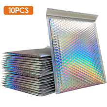 Load image into Gallery viewer, 10Pcs/Lot Bubble Mailers Laser Envelope Self Seal Postal Gift Packaging Bags Book Bubble Padding Anti-fall Protection