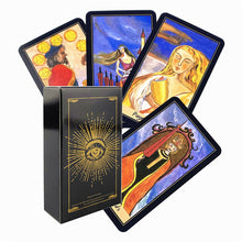 Load image into Gallery viewer, Neon Moon Tarot Deck Pocket Size with Tuck Box Tarot Cards for Fate Divination Board Game Prophecy Divination Deck