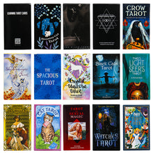 Load image into Gallery viewer, 15 Styles Tarot Deck Pocket Size with Tuck Box Tarot Cards for Fate Divination Board Game Prophecy Divination Deck
