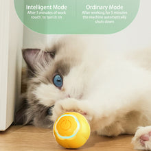 Load image into Gallery viewer, Flower Shape Smart Cat Toys with Light Automatic Rolling Ball Electric Cat Interactive Toys Cats Training Self-moving Kitten Toys for Indoor Playing