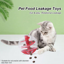 Load image into Gallery viewer, Interactive Cat Food Feeder Ball Pet Slow Feeder Toys Cats Dogs Playing Toys Pet Increase IQ Treat Ball Cats Fun Bowl