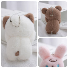 Load image into Gallery viewer, 10cm Screaming Animal Plush Toys Cute Shouting Dog Puppy Bear Keyring Pendant Car Keychain Bag Decoration Plushies Gifts