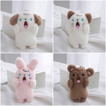 Load image into Gallery viewer, 10cm Screaming Animal Plush Toys Cute Shouting Dog Puppy Bear Keyring Pendant Car Keychain Bag Decoration Plushies Gifts