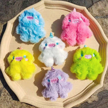 Load image into Gallery viewer, Cute Plush Little Monster Toys Cartoon Animal Keychain Stuffed Pendant Car Keys Bag Decoration Pendants Birthday Plushies Gifts