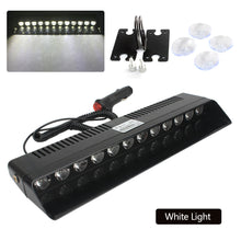 Load image into Gallery viewer, 12V 12LED Car Strobe Light Police Fireman Emergency Front Windshield Flash Warning Signal Flasher Beacon Lamp for Truck Trailer Auto Vehicle