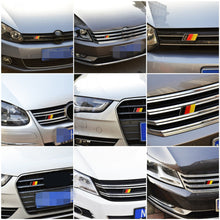 Load image into Gallery viewer, German Flag Car Front Grille Emblem Badge for Volkswagen Scirocco GOLF 7 Golf 6 Polo GTI VW Tiguan for Audi A4 A6 Trailer Label Car Accessories