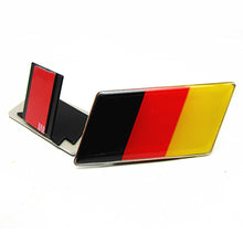 Load image into Gallery viewer, German Flag Car Front Grille Emblem Badge for Volkswagen Scirocco GOLF 7 Golf 6 Polo GTI VW Tiguan for Audi A4 A6 Trailer Label Car Accessories