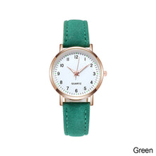 Load image into Gallery viewer, Fashion Women Watch Casual Leather Belt Watches Simple Ladies' Small Dial Quartz Clock Dress Wristwatches