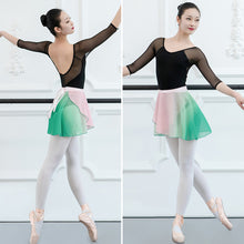 Load image into Gallery viewer, Modern Dance Ballet Skirt Training Costume Adult Dance Costume One-Piece Chiffon Gauze Skirt Gymnastics Skirt