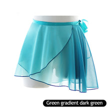 Load image into Gallery viewer, Modern Dance Ballet Skirt Training Costume Adult Dance Costume One-Piece Chiffon Gauze Skirt Gymnastics Skirt